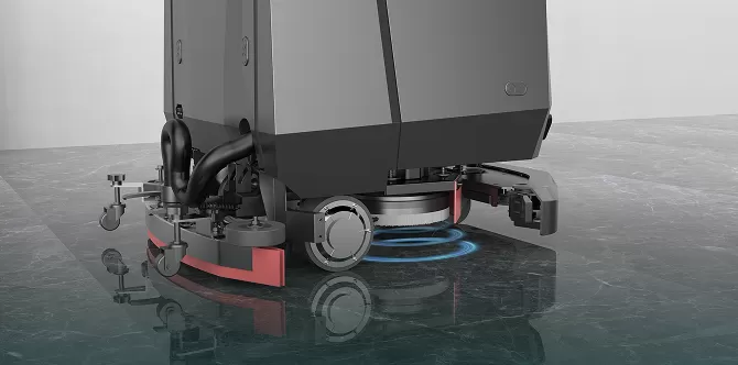 self floor cleaning machine