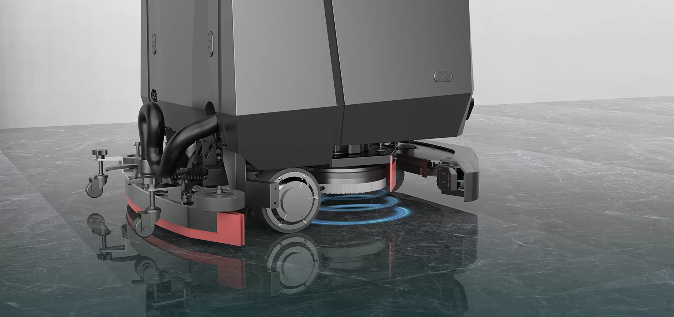 self floor cleaning machine