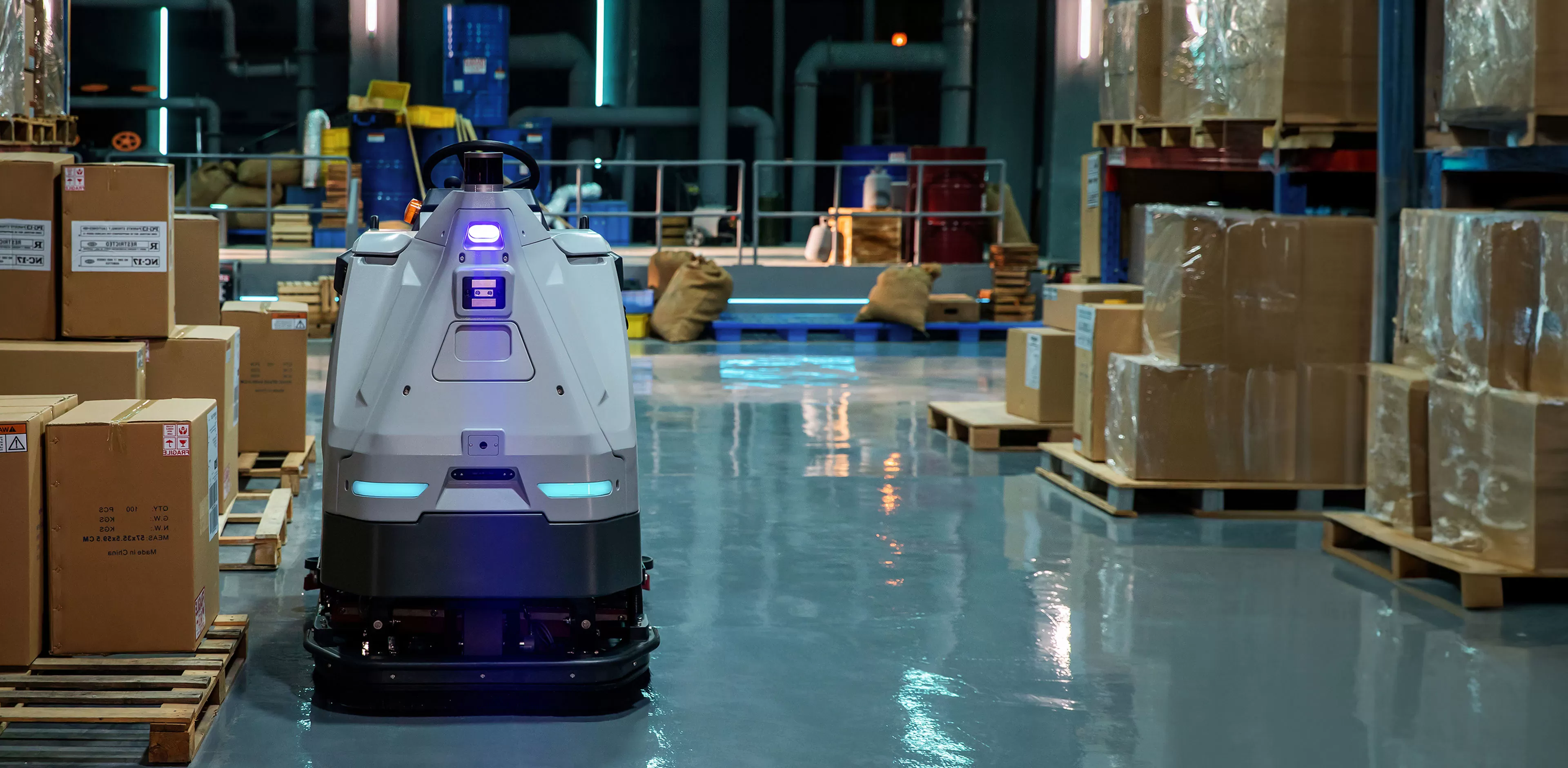 智能物流仓储清洁机器人